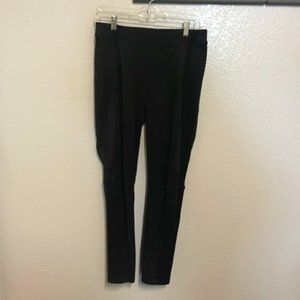 Rock and Republic black suede pant size medium